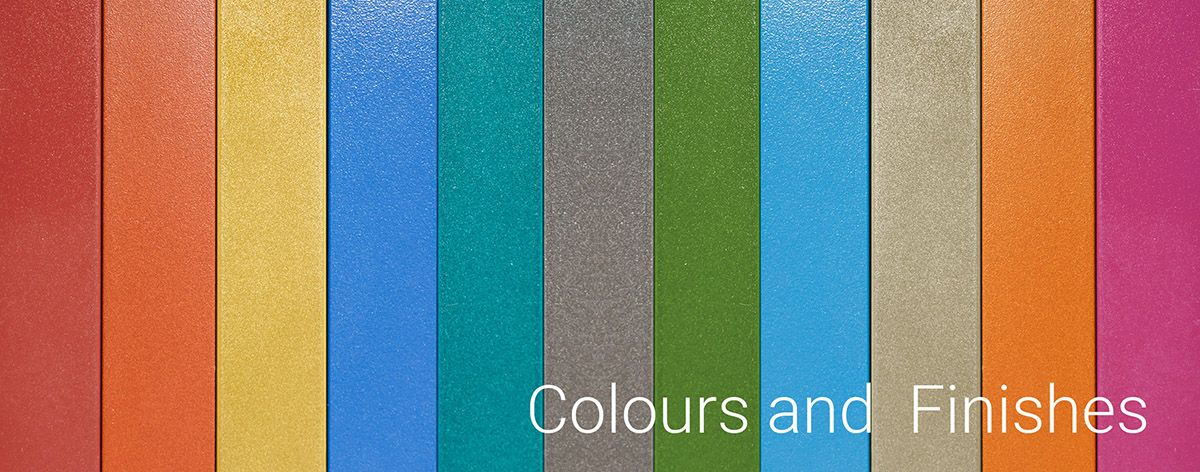 colours and finishes