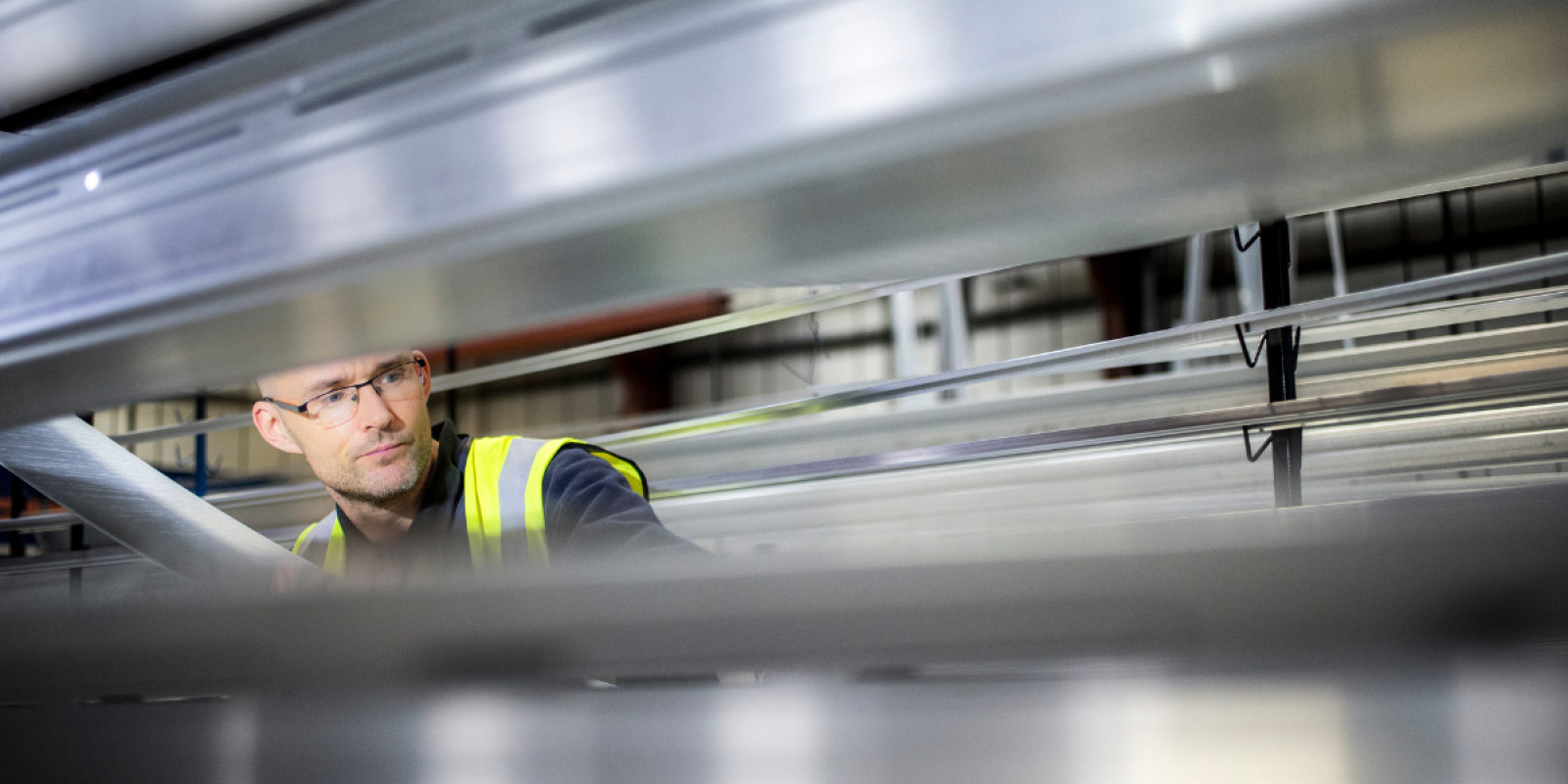 Kestrel Powder Coating employee in action. 